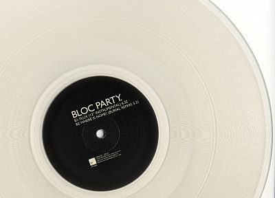 record, vinyl, Bloc Party - random desktop wallpaper