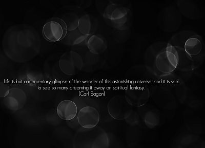 quotes, Carl Sagan - random desktop wallpaper