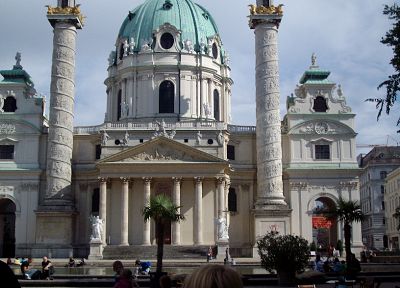 churches, cathedrals, Vienna - desktop wallpaper
