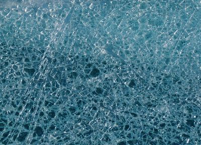 water, ice, pattern, broken, surface, crack - desktop wallpaper