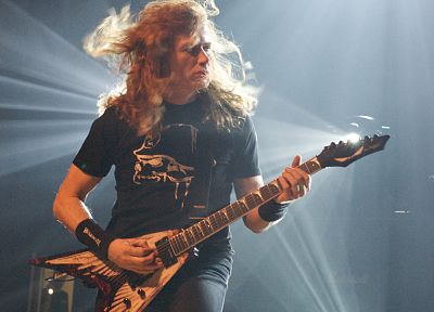 Megadeth, Dave Mustaine, electric guitars - random desktop wallpaper