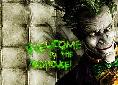 video games, The Joker, Batman Arkham Asylum - random desktop wallpaper