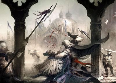 artwork, Assassins Creed Revelations - random desktop wallpaper