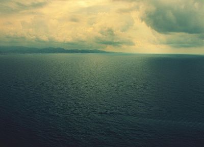 clouds, landscapes, nature, skyscapes, sea - related desktop wallpaper