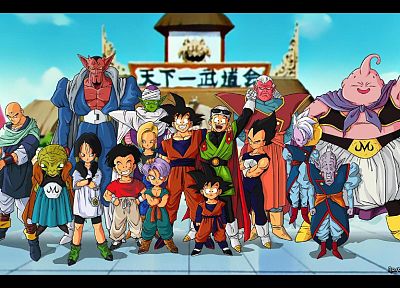 Vegeta, majin, Dragon Ball Kai, Son Gohan, Piccolo, Dragon Ball Z, Dragon Ball, Dragon Ball GT, Majin Boo, Krillin, Dabra, Tenshin Han, Trunks (Kid), Son Goten (Kid), The Great Saiyaman, C-18 - desktop wallpaper