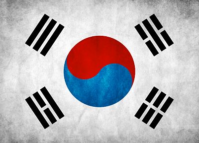 flags, Korea, South Korea, flag of korea - desktop wallpaper