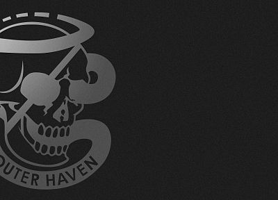 Metal Gear, skulls, logos - random desktop wallpaper