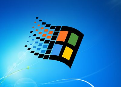 Microsoft Windows, logos - duplicate desktop wallpaper
