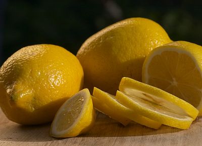 fruits, macro, lemons, slices - duplicate desktop wallpaper