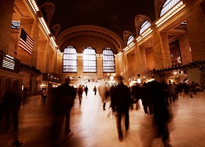 New York City, train stations, Grand Central Terminal - duplicate desktop wallpaper