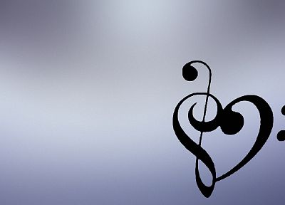 music, hearts - random desktop wallpaper