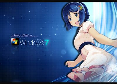 Windows 7, tan, Microsoft Windows, anime, OS-tan - desktop wallpaper