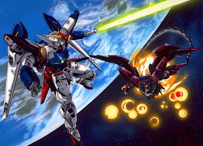 Gundam, Gundam Wing, Gundam Seed, OZ-13MS, Epyon - random desktop wallpaper