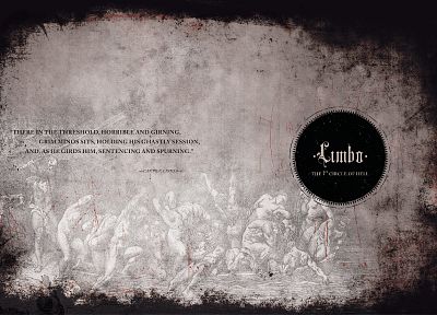 quotes, Hell, typography, Limbo, Dante's Inferno, Dante - random desktop wallpaper