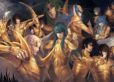 fantasy, armor, anime - related desktop wallpaper