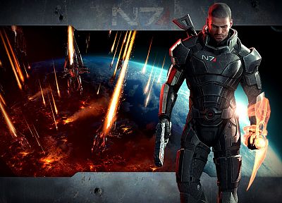 Mass Effect, BioWare, N7, Mass Effect 3, Commander Shepard - random desktop wallpaper