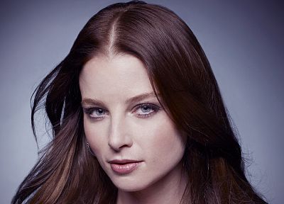 women, blue eyes, actress, models, Rachel Nichols - duplicate desktop wallpaper