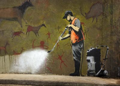 Banksy, street art - related desktop wallpaper