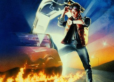 Back to the Future, Michael J. Fox, Marty McFly, Drew Struzan - duplicate desktop wallpaper