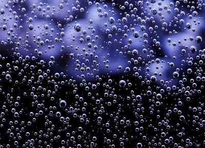 water, abstract, bubbles - desktop wallpaper