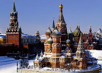Russia, Moscow, Sint Basil Cathedral - random desktop wallpaper