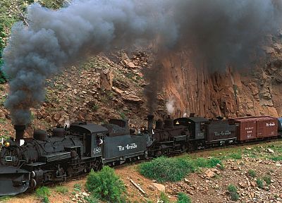 Colorado, Steam train - random desktop wallpaper