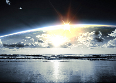 Earth, beaches - duplicate desktop wallpaper