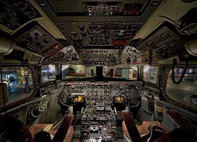 aircraft, cockpit, vehicles - desktop wallpaper