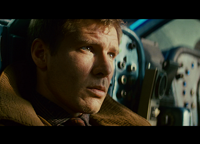 Blade Runner, screenshots, Harrison Ford - desktop wallpaper