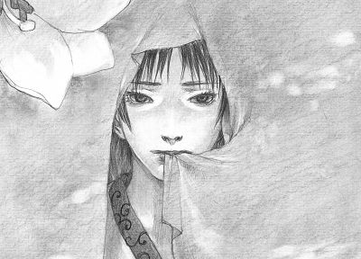 sketches, Blade of the Immortal, manga, Hiroaki Samura - random desktop wallpaper