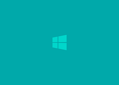 blue, minimalistic, metro, Windows 8, cyan, light blue, clean, windows logo - random desktop wallpaper