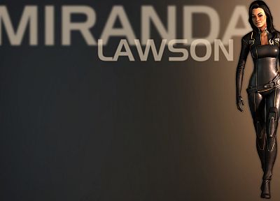 video games, Mass Effect, Miranda Lawson, BioWare - random desktop wallpaper