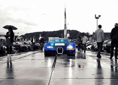 cars, Bugatti Veyron, selective coloring - random desktop wallpaper