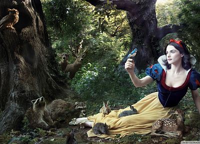 women, Rachel Weisz, Snow White, Annie Leibovitz - duplicate desktop wallpaper