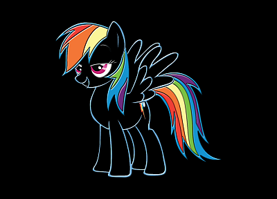 My Little Pony, line, Rainbow Dash - desktop wallpaper