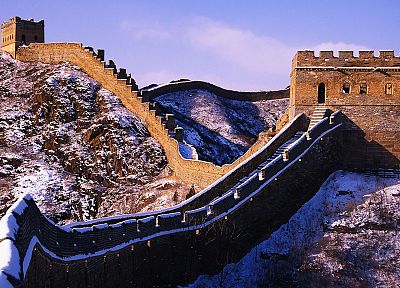 landscapes, snow, China, wall - random desktop wallpaper