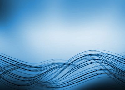 blue, waves, lines - duplicate desktop wallpaper