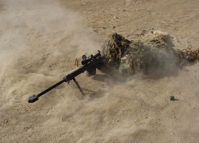 soldiers, army, military, snipers, Barrett M107, ghillie suit - related desktop wallpaper