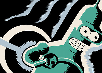 Futurama, Bender - random desktop wallpaper