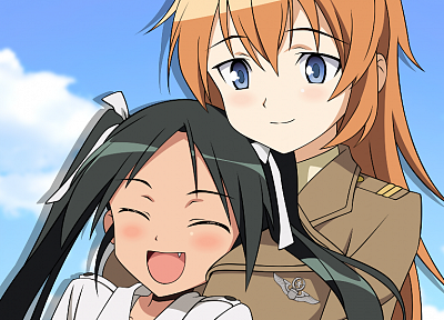Strike Witches, Francesca Lucchini, vector art - related desktop wallpaper