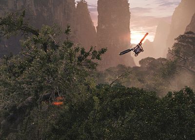 mountains, trees, movies, Avatar - desktop wallpaper