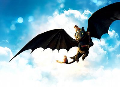 toothless, How to Train Your Dragon, Hiccup - random desktop wallpaper