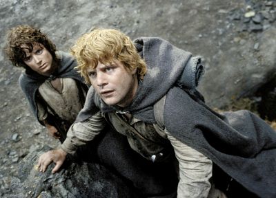 The Lord of the Rings, Elijah Wood, Samwise Gamgee, Sean Astin, The Return of the King, Frodo Baggins - desktop wallpaper
