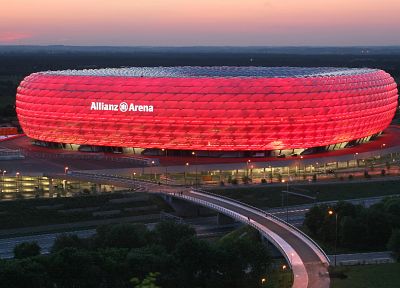 Germany, Munich, Allianz Arena - desktop wallpaper