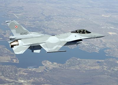 aircraft, military, F-16 Fighting Falcon - random desktop wallpaper