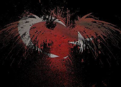 eagles, flags, Turkey - desktop wallpaper