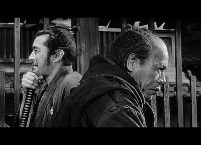 Akira Kurosawa, Yojimbo, Toshiro Mifune - random desktop wallpaper