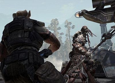 video games, science fiction, Gears Of War 3, Locust - random desktop wallpaper