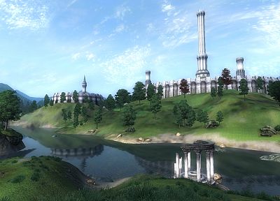 video games, landscapes, rivers, imperial city, The Elder Scrolls IV: Oblivion, gameplay - related desktop wallpaper