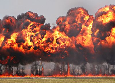 bombs, explosions, fire, napalm - random desktop wallpaper